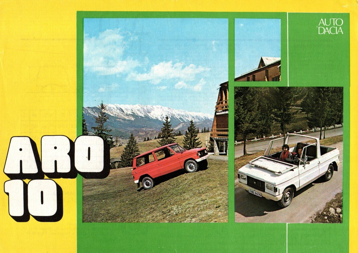 ARO bilbrochure, auto katalog, auto prospekt, automobile literature, 汽车